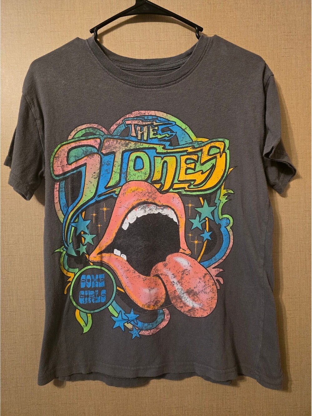 The Rolling Stones 2023 Bravado Some Girls Graphic T-Shirt Size S